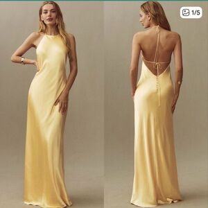 Reformation Jeany Silk Dress